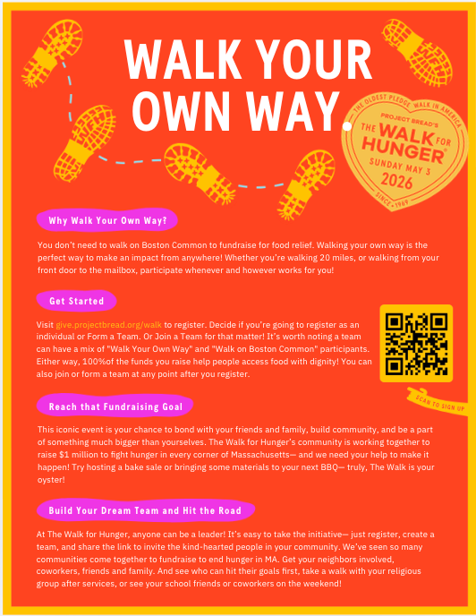 Front page of handout