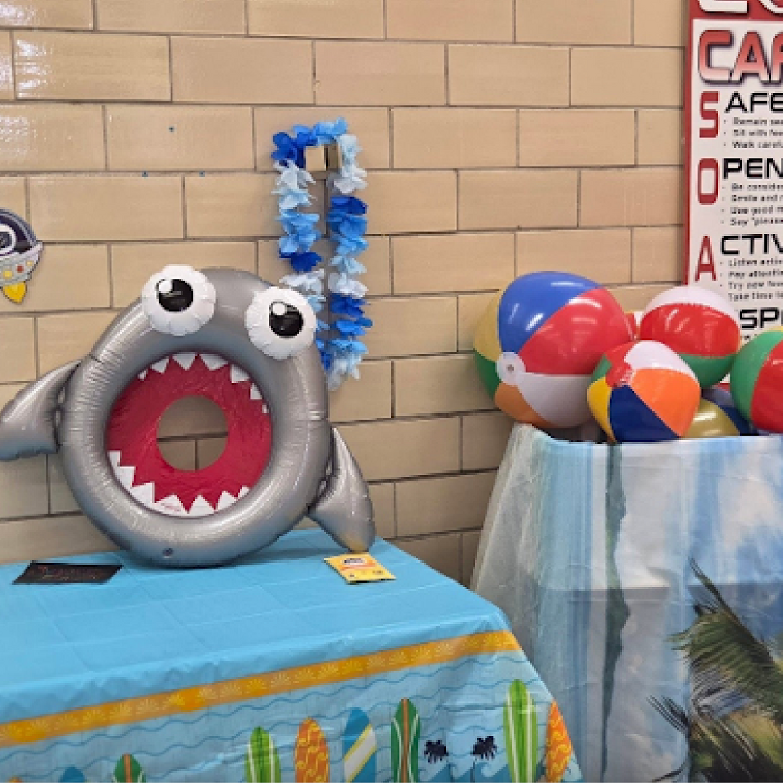 Community Elementary School in North Attleboro celebrates Shark Week.