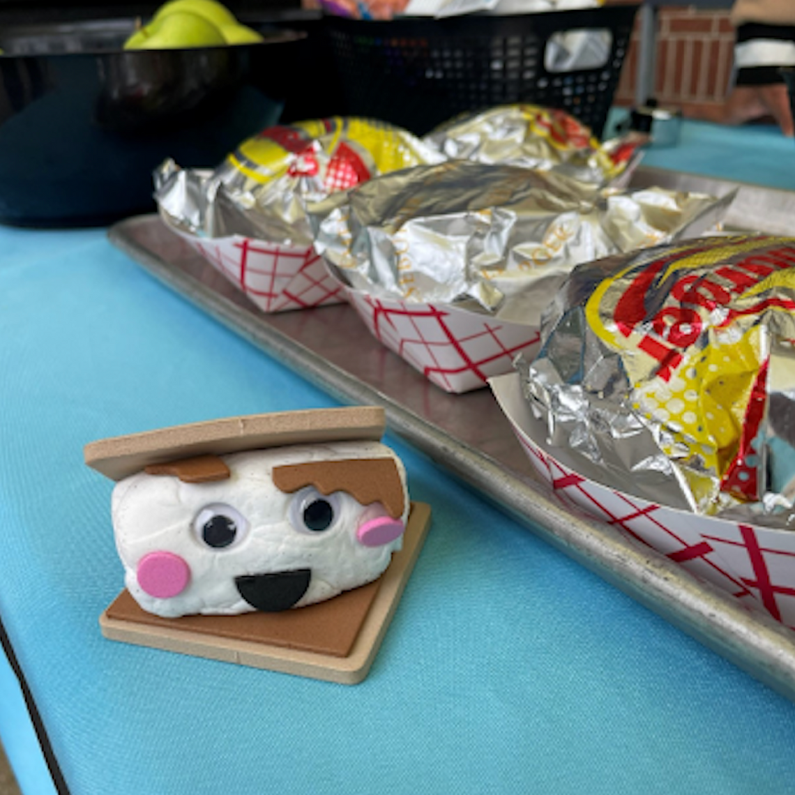 Avery Elementary School in Dedham celebrates Summer Eats with crafts.