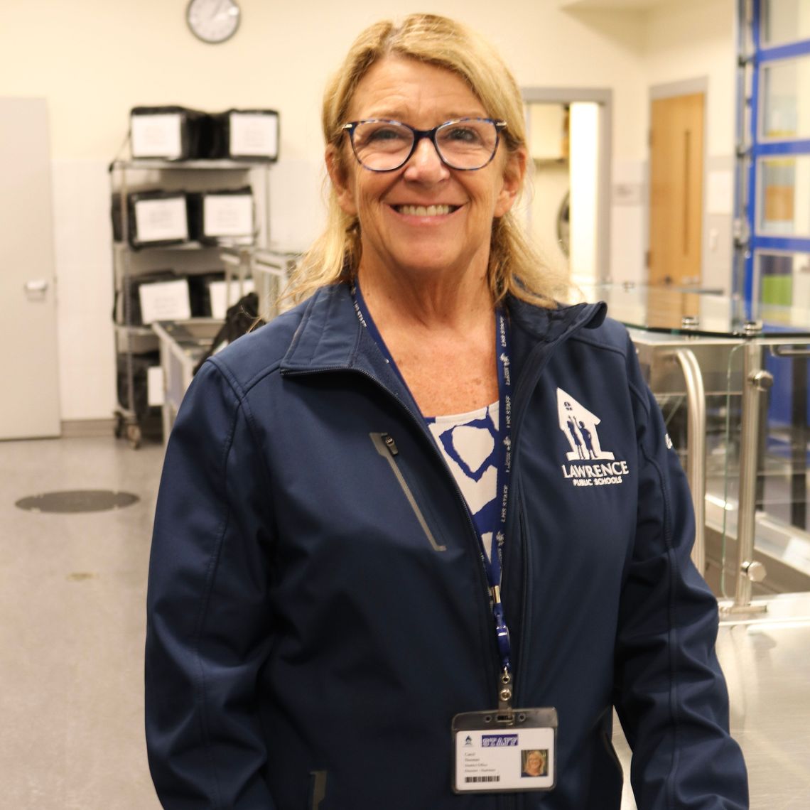 Carol Noonan oversees school nutrition at Lawrence Public Schools